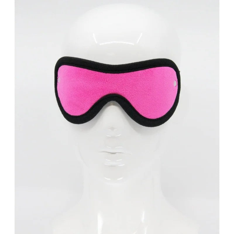 LoveInLeather–SoftFauxFurBlindfold|Black