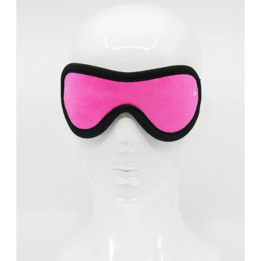 LoveInLeather–SoftFauxFurBlindfold|Black