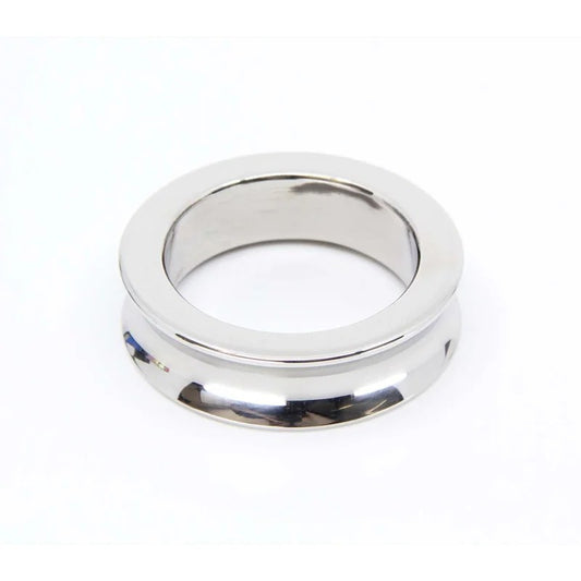 LoveInLeather–StainlessSteelFatBoyCockRing|40mm