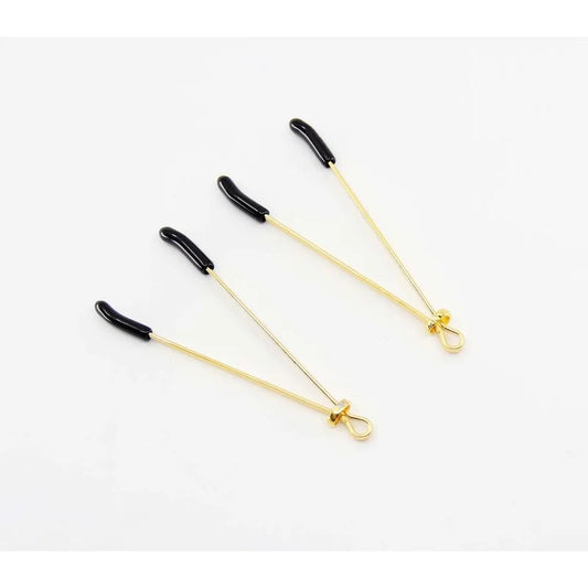 LoveInLeather–TweezerNippleClamps|Gold