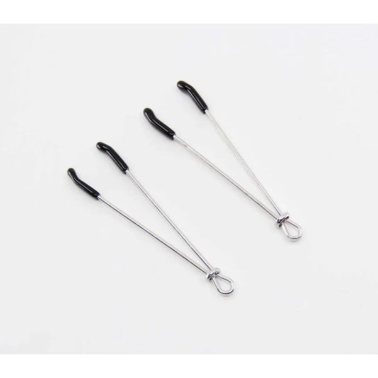 LoveInLeather–TweezerNippleClamps|Silver