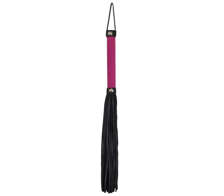 LoveInLeather–VelvetHandleWhip(Pink)