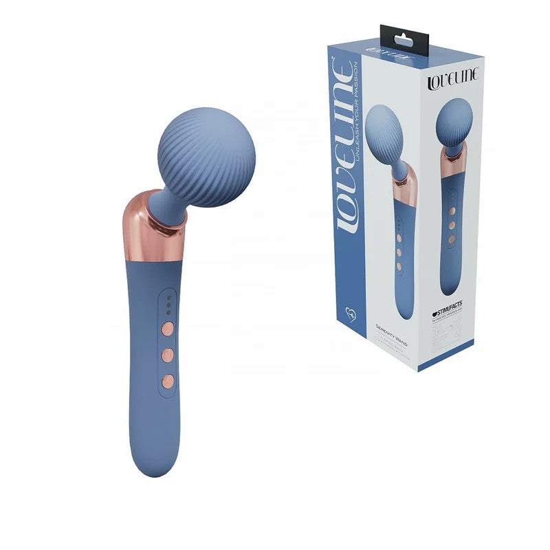 Loveline–Serenity10SpeedRechargeableWand–(Blue)