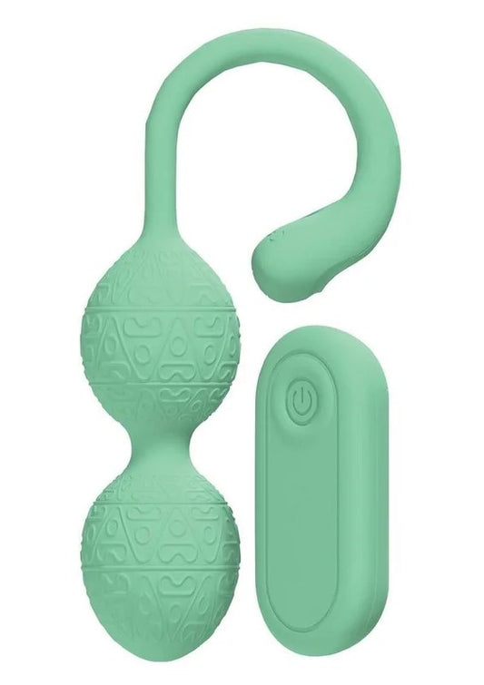 LovelinePelvifitBeads10FunctionVibratingRechargeableSiliconeKegelVibewithRemoteControl