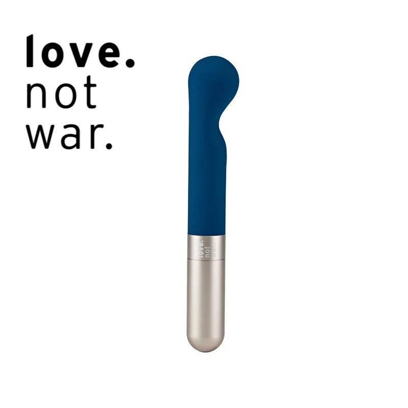 LoveNotWar–“Kama”G-SpotVibrator(Blue/Champagne)