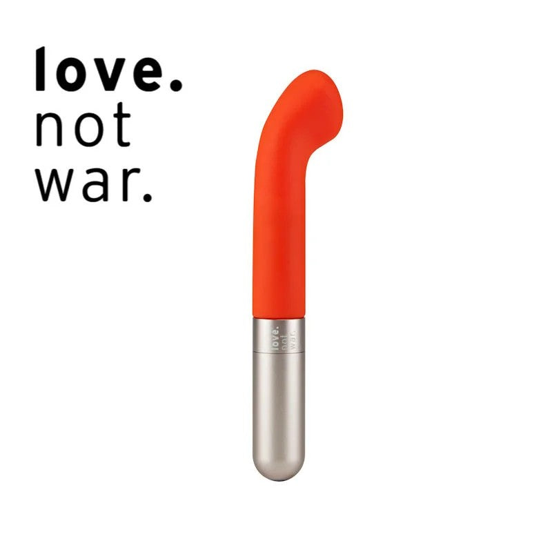 LoveNotWar–“Liebe”G-SpotVibrator(Orange/Champagne)
