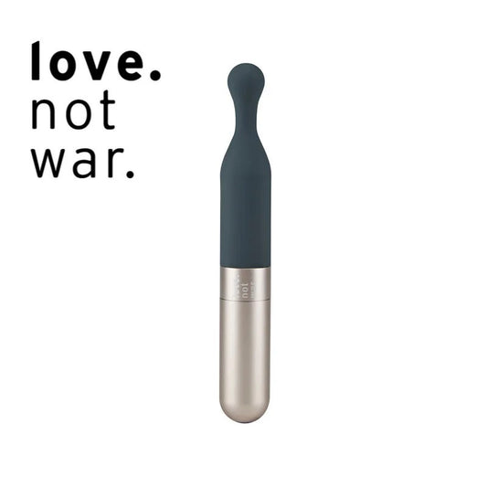 LoveNotWar–“Meile”PinpointClitoralVibrator(Grey/Champagne)
