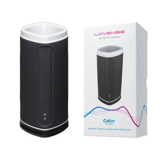 Lovense–CalorBluetoothDepth-ControlledMaleMasturbator(Black)