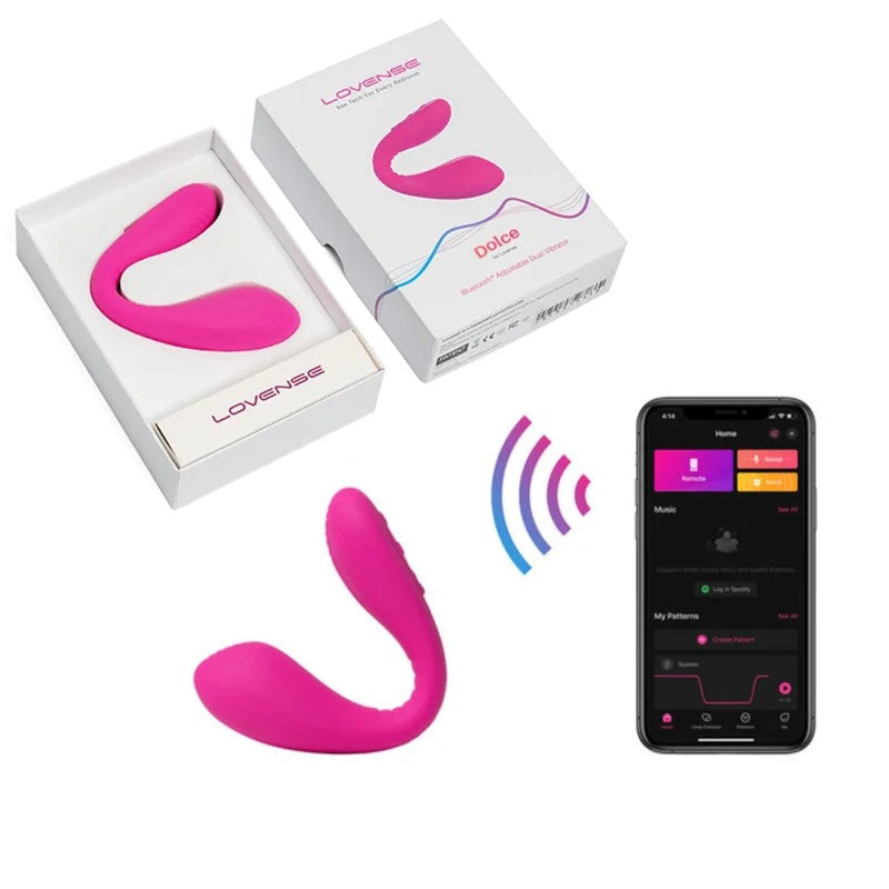 Lovense–Dolce/QuakeBluetoothAdjustableDualVibrator(Pink)