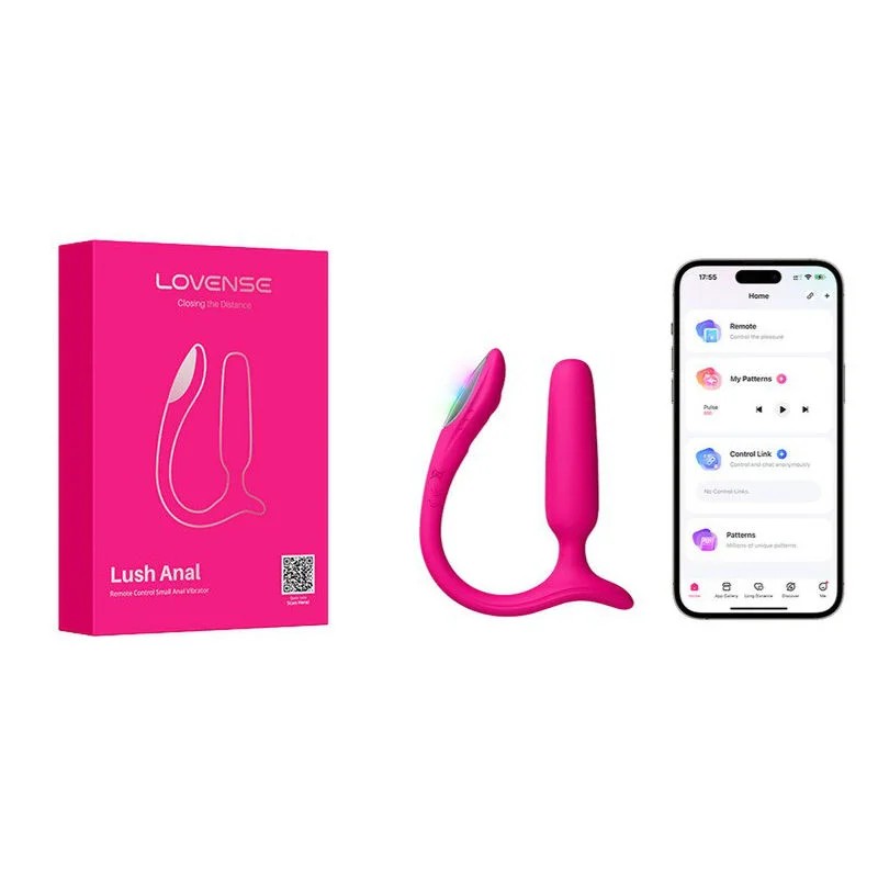 Lovense–LushAnalAppControlledAnalVibrator(Pink)