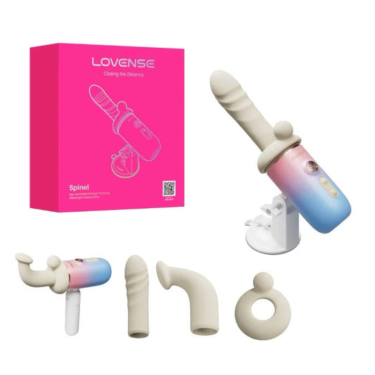 Lovense–SPINELAppControlledPortableThrustingVibrating&HeatingDildoSexMachine