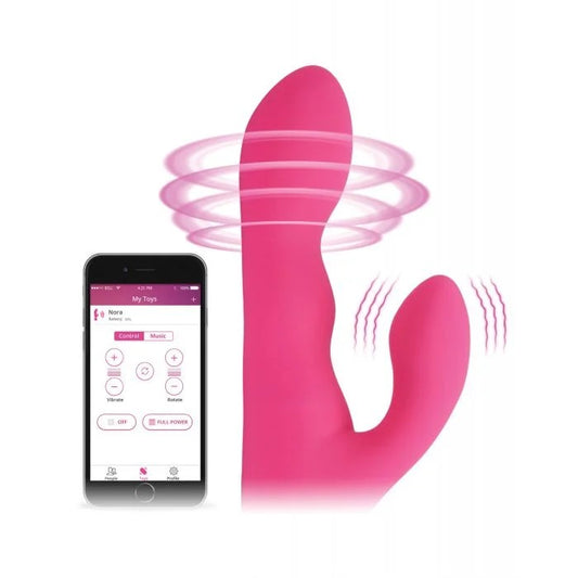 LovenseNoraRotatingHeadPinkRabbitVibrator
