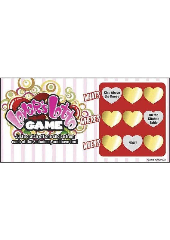 LoversLottoGameScratchNPlaySexGameCarded