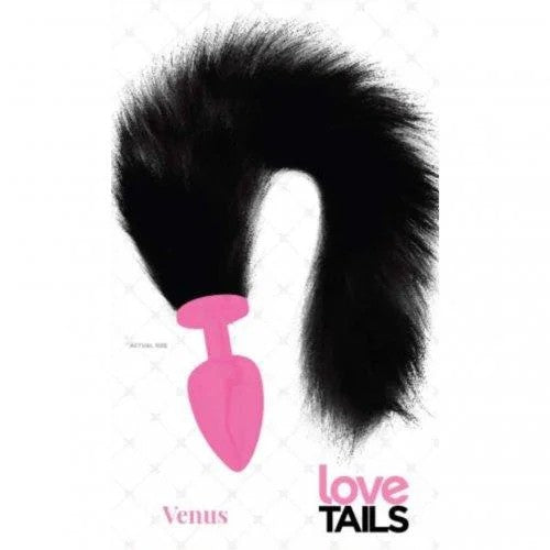 LoveTails–Venus(PinkSiliconePlugwithBlackTail)
