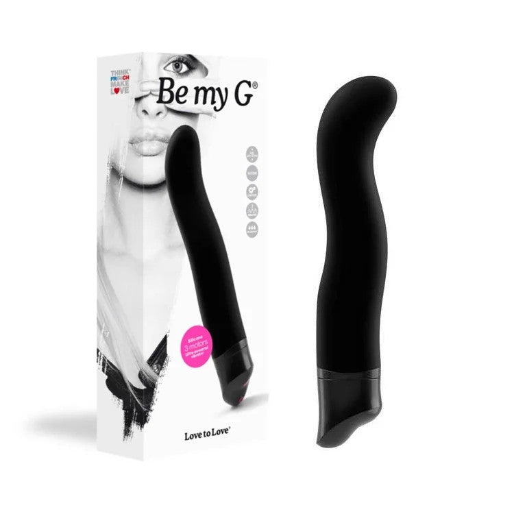 LoveToLove–“BeMyG”G-SpotRechargeableVibrator(Black)