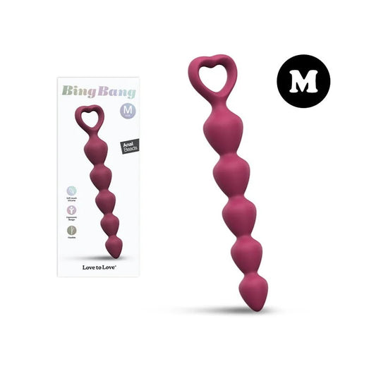 LoveToLove–“BingBang”SiliconeBeads–M(Wine)