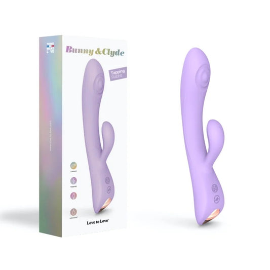 LoveToLove–Bunny&ClydeTappingRabbitVibrator(Purple)