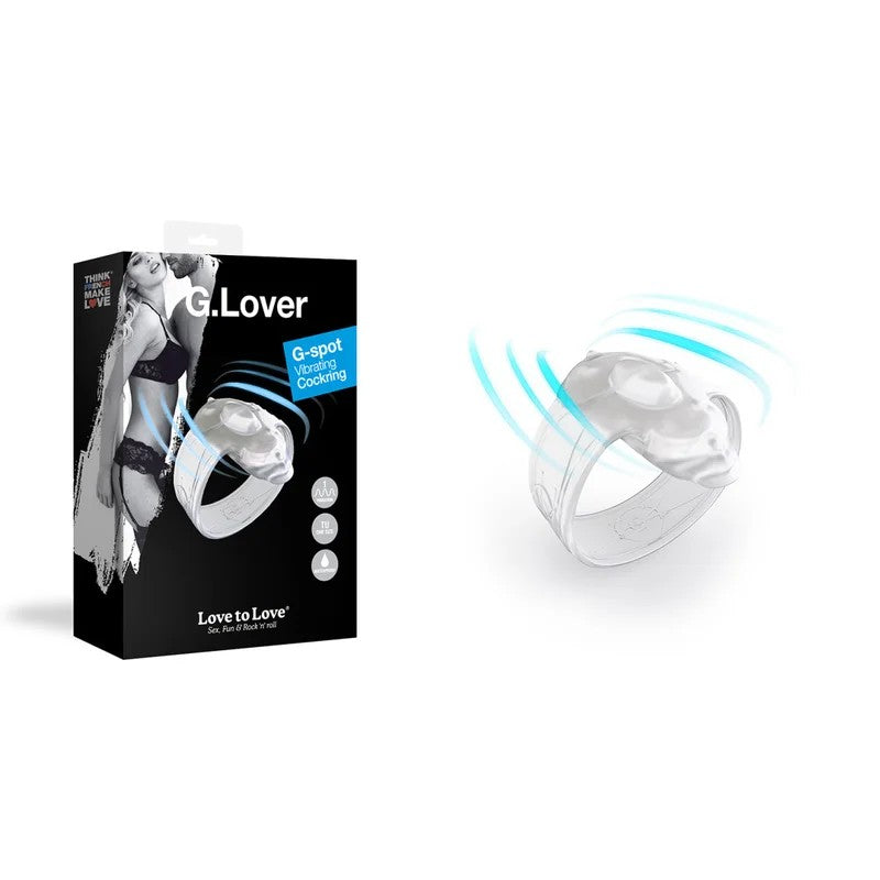 LoveToLove–G.LoverVibratingCockring(Clear)
