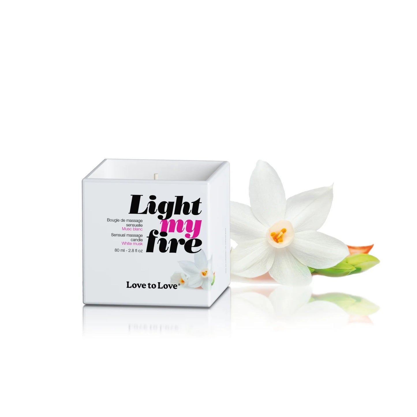 LoveToLove–LightMyFire“WhiteMusk”MassageCandle(80ml)