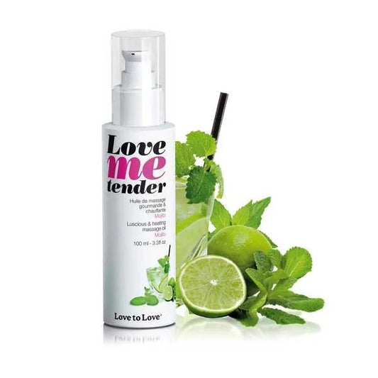 LoveToLove–LoveMeTender“Mojito”FlavouredHeatingMassageOil(100ml)