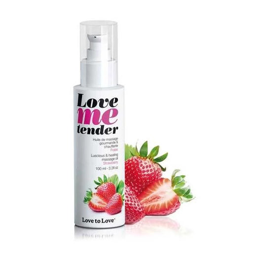 LoveToLove–LoveMeTenderLuscious&HeatingMassageOil(Strawberry)