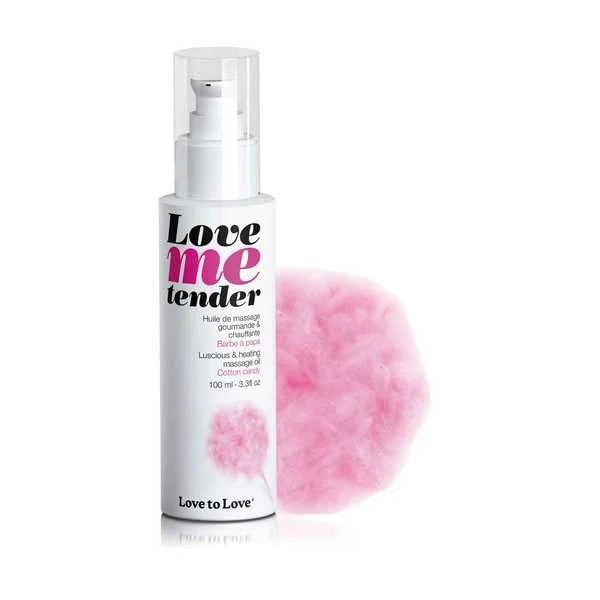 LoveToLove–LoveMeTenderLuscious&HeatingMassageOil(CottonCandy)