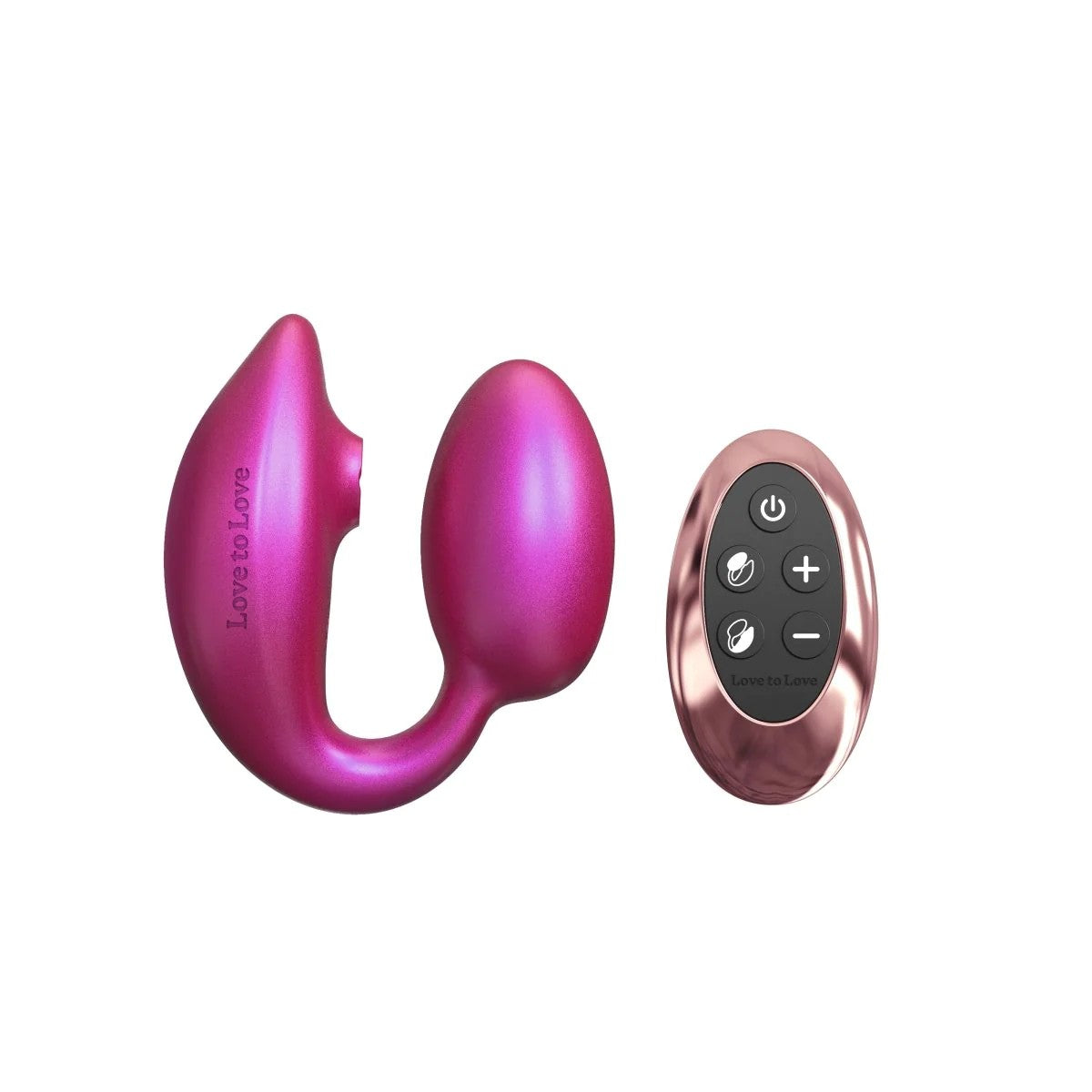 LoveToLove–“Wonderlover”DualStimulatorToyWithFlappingTechnology&Remote(IridescentBerry)