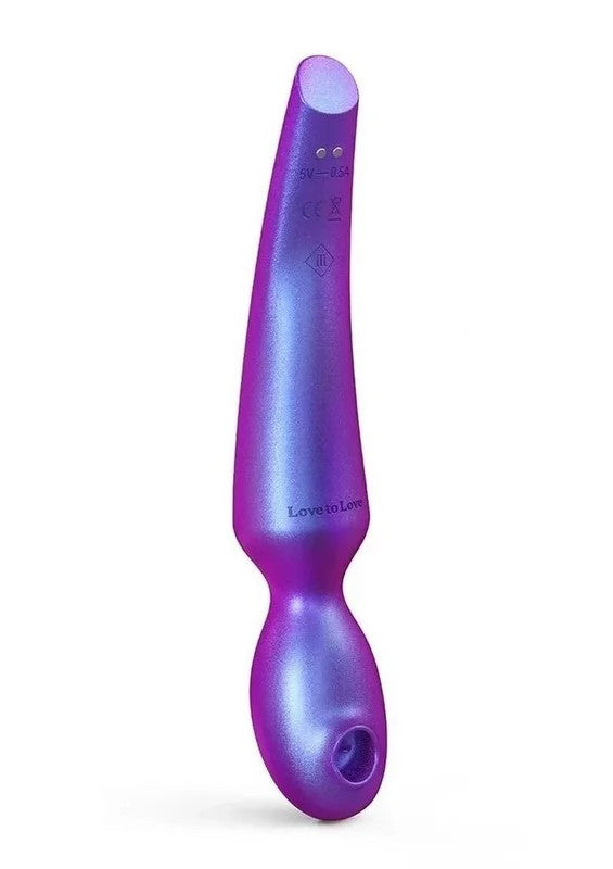 LovetoLoveSiliconeRechargeableSenseTouchClitoralStimulator–IridescentNight