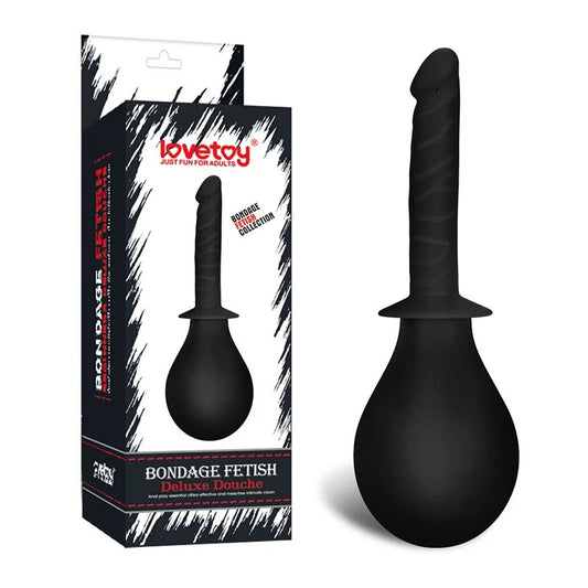 Lovetoy–BondageFetishDeluxeDouchewithPenisTip(Black)