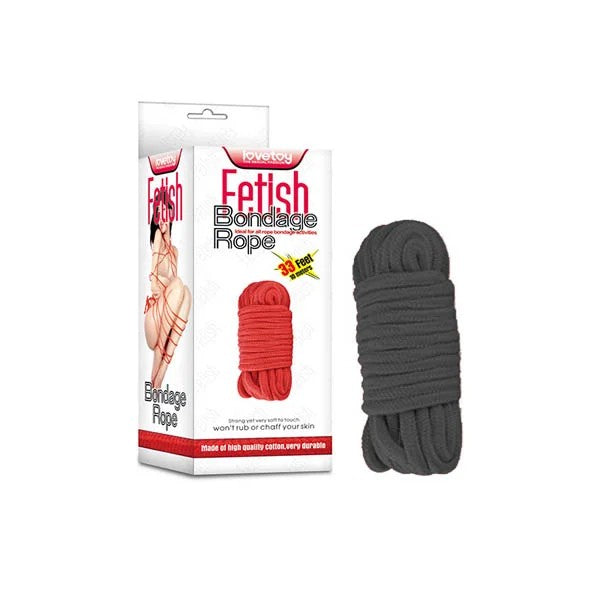 Lovetoy–FetishBondageRope(Black)