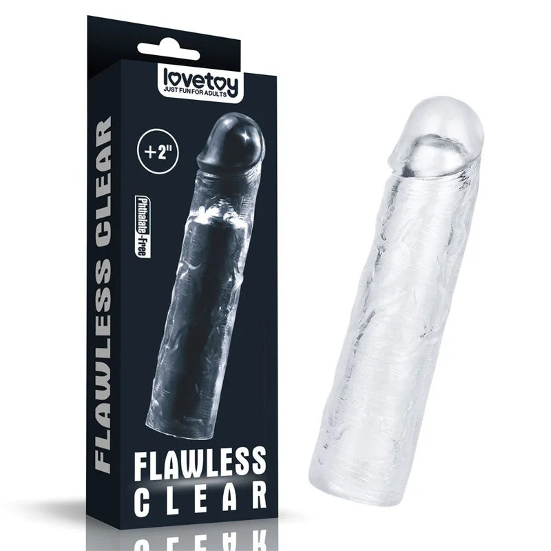 LoveToy–FlawlessClear1″PenisExtenderSleeve(Clear)