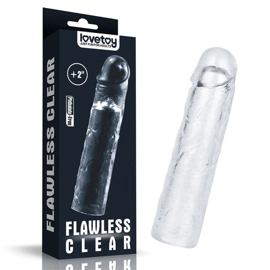 LoveToy–FlawlessClear1″PenisExtenderSleeve(Clear)