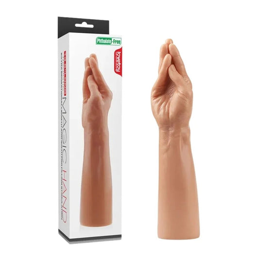 LoveToy–KingSized13.5″RealisticMagicHand|Dildo