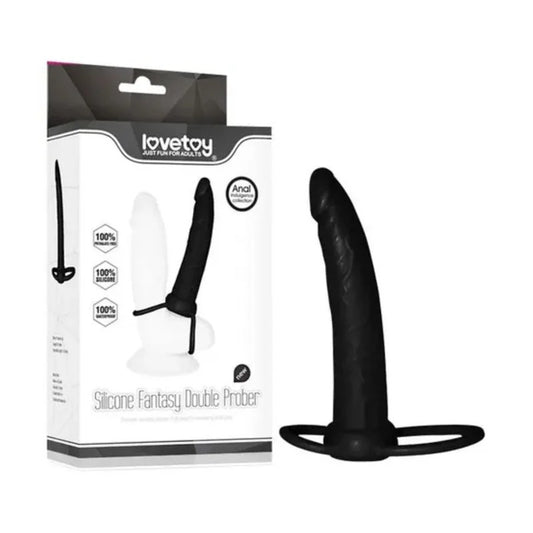 LoveToy–SiliconeFantasyDoubleProber|Cock-RingStrap-On