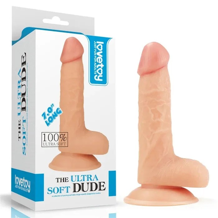 LoveToy–TheUltraSoftDude|7InchFleshDildo