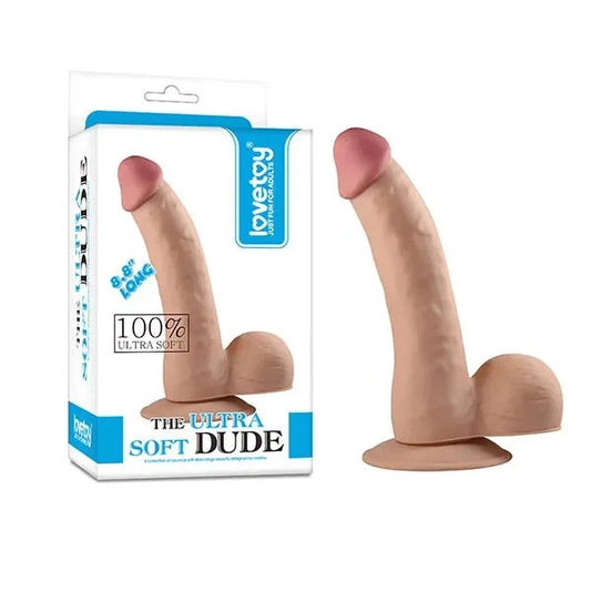 LoveToy–TheUltraSoftDude|8.8InchFleshDildo