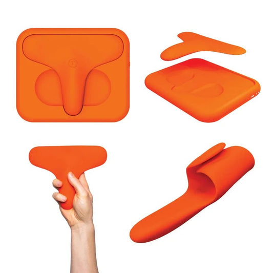 Luddi–‘Ziggy’MultiUseVibratorForAllBodies–(Orange)