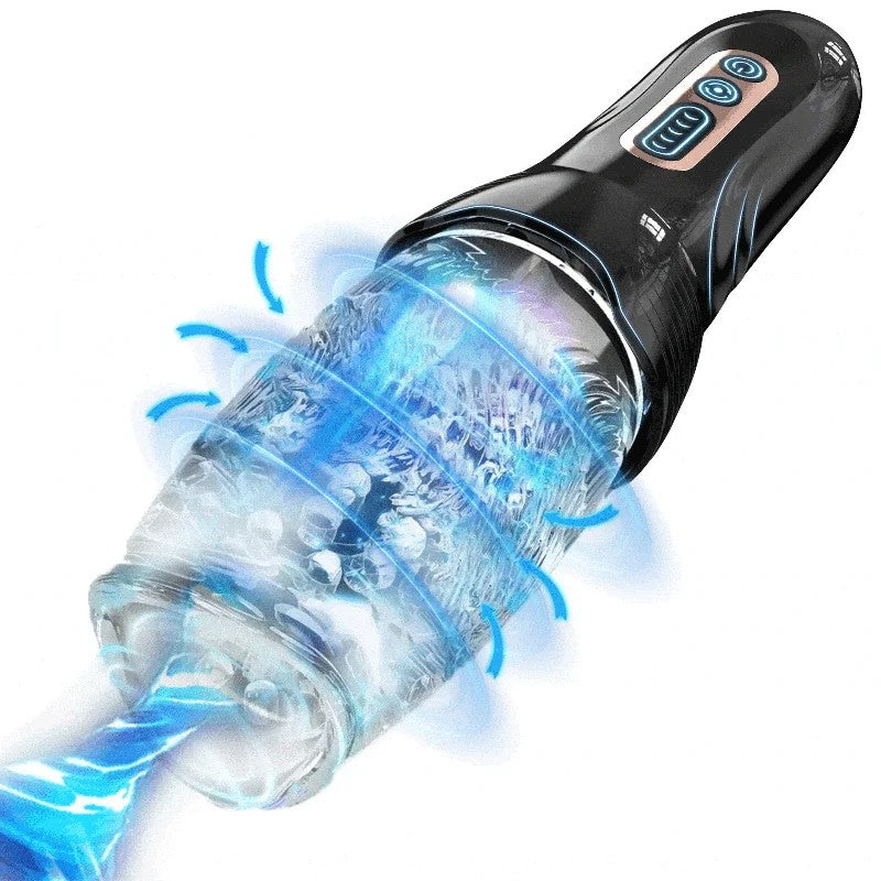 Lurevibe–3.0VersionMaleRoseThrustingRotatingAndVibratingOralSexMasturbationCup