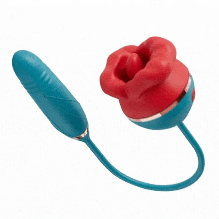 Lurevibe–3In1BigMouthSuckingTongueLickingVibrator&ThrustingBulletVibrator