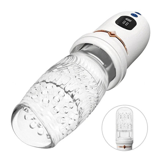 Lurevibe–4.0VersionMaleRoseToyThrustingRotatingVibratingOralSexPenisStroker