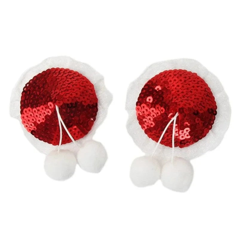 Lurevibe–ChristmasSmallSequinsSexyFemaleNippleStickers