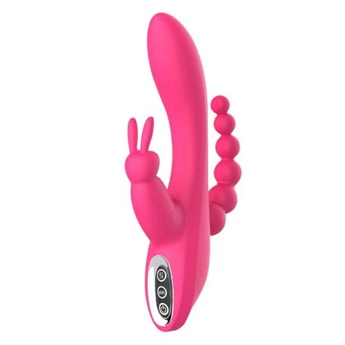 Lurevibe–ClitorisStimulationVibrator3-in-1G-SpotRabbitAnalDildoVibrator