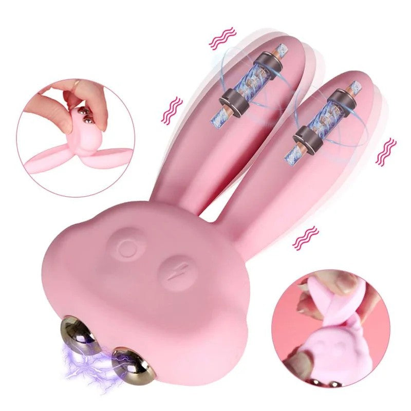 Lurevibe–ElectricShockRabbitVibratorCuteShapedNippleMassagerClitorisStimulator