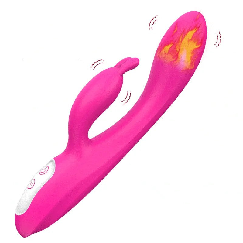 Lurevibe–FemaleMasturbationDeviceRabbitHeatedVibratorWaterproof