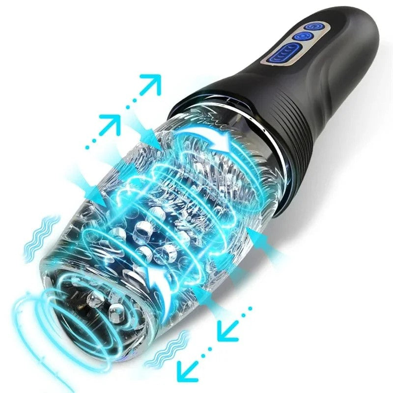 Lurevibe–GawkGawk3000PROMaleRoseThrustingRotatingAndVibratingOralSexMasturbationCup