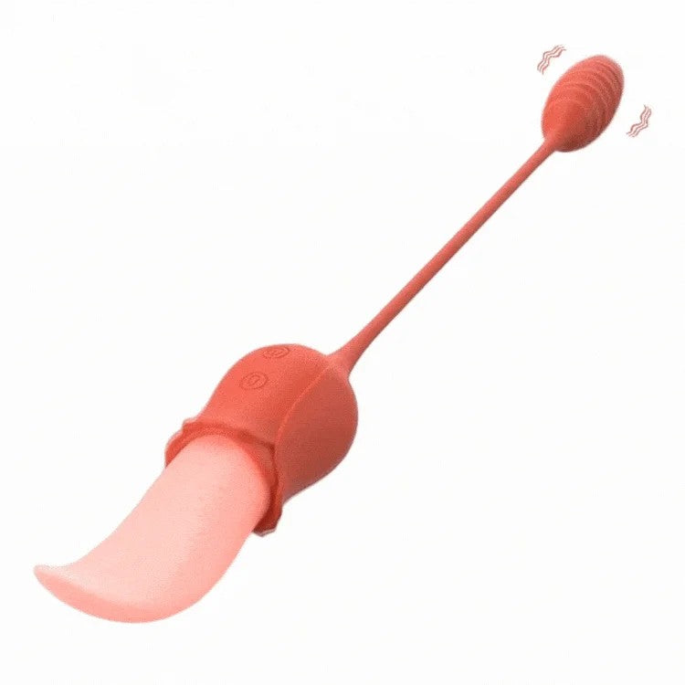 Lurevibe–Mia2-in-1UpgradedTongue-lickingRoseToyWithLickingBulletVibrator
