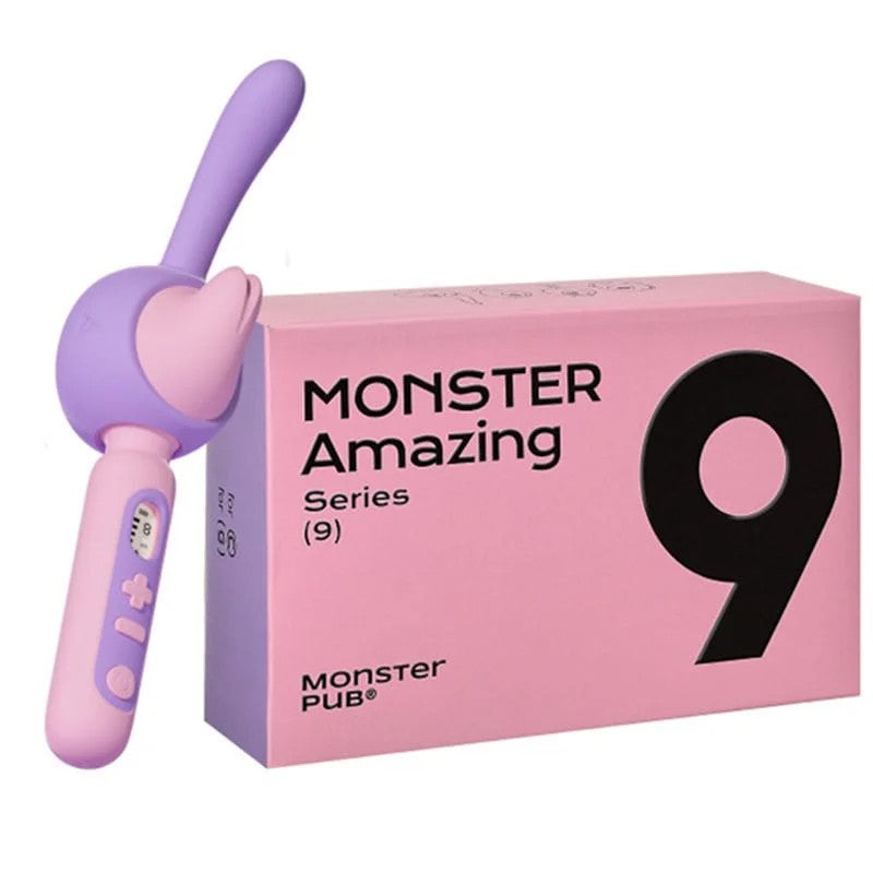 Lurevibe–MonsterAvVibratingStick3In1StickHeadHeatingG-SpotStimulatorAppRemoteControl