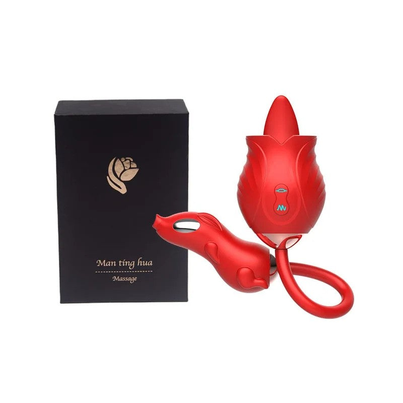 Lurevibe–NewRoseDoubleHeadTongueLickingVibrationJumpEggForWomen
