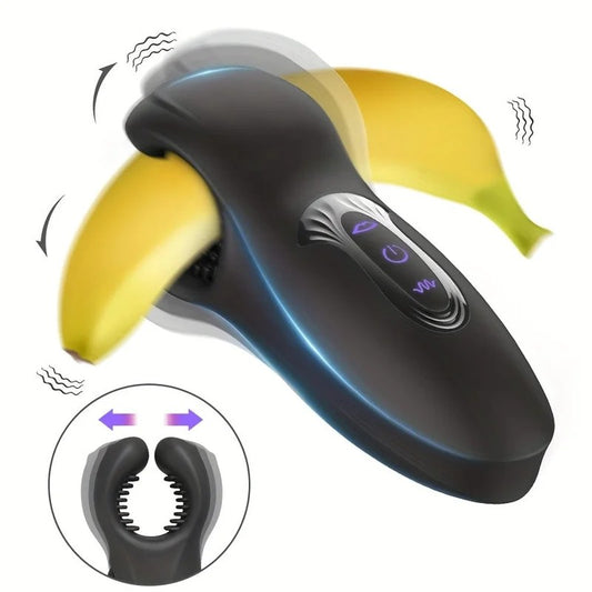 Lurevibe–PenisVibratorsTrainingKitwith10BiteWaterproofMaleMasturbatorsStroker