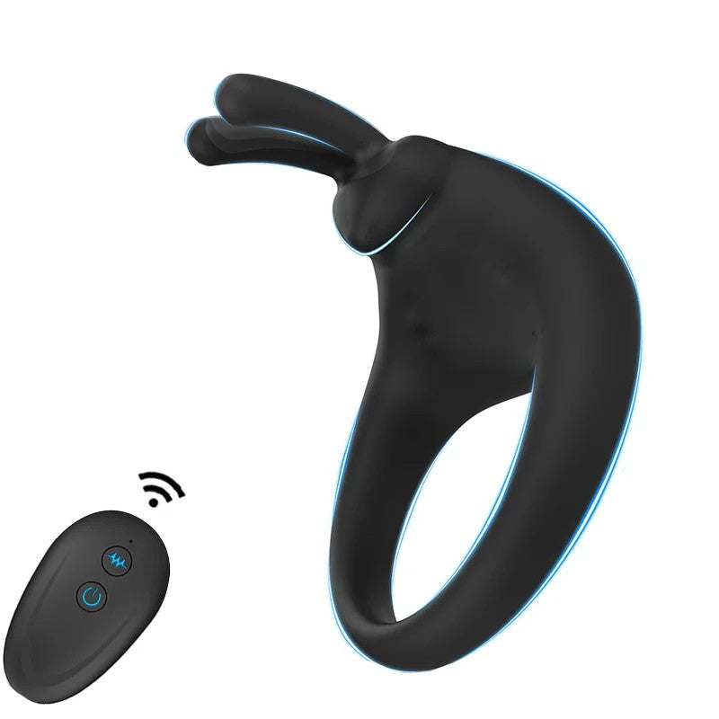 Lurevibe–RabbitVibratingCockRingAdultSexToyswithClitoralVibrator